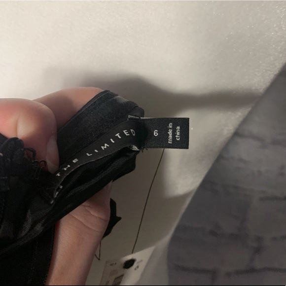 The Limited Black Sleeveless Satin Dress - Picture 6 of 8